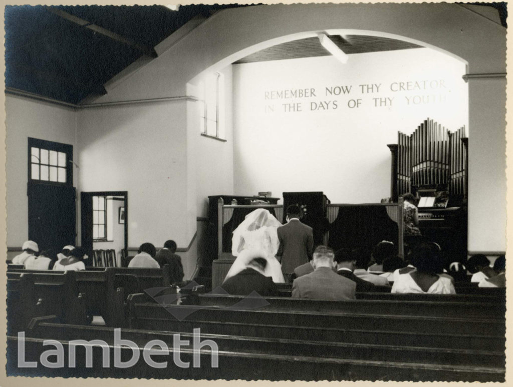 WEDDING, RALEIGH PARK BAPTIST CHURCH, BRIXTON HILL