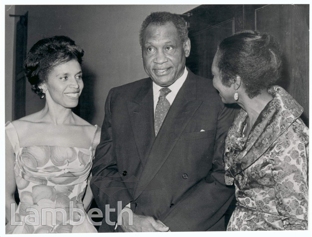CLAUDIA JONES, PAUL ROBESON AND NADIA CATTOUSE