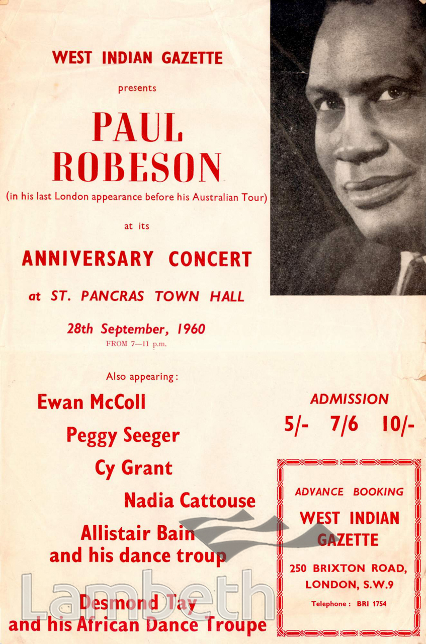 PAUL ROBESON POSTER