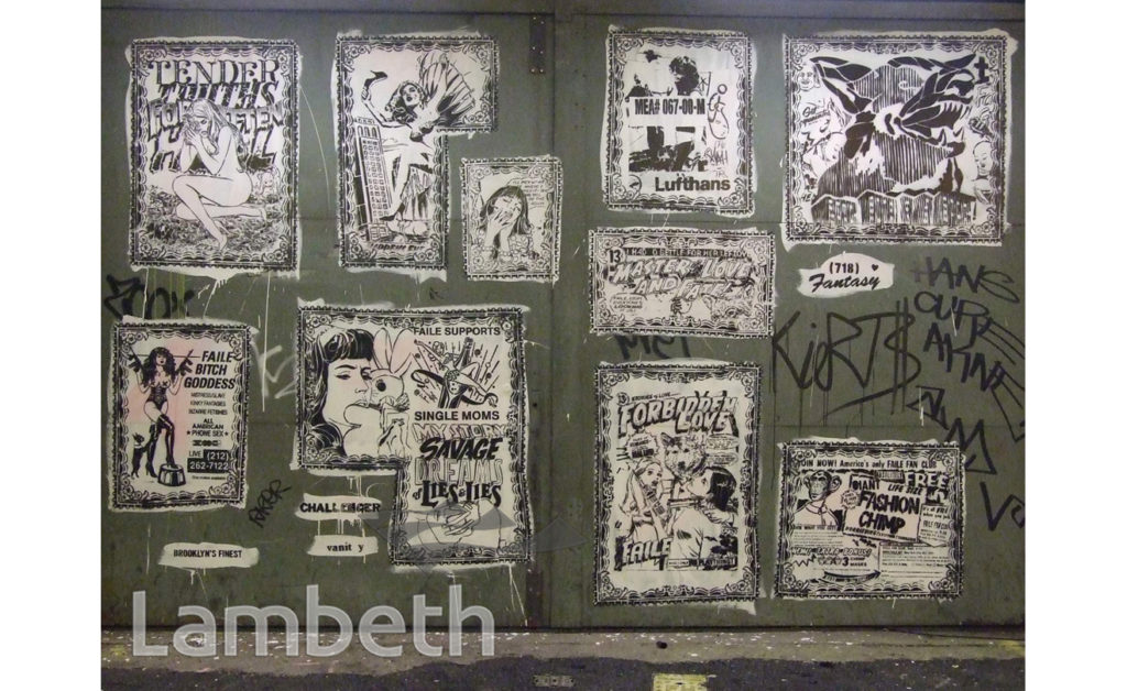 FAILE ARTWORK, CANS FESTIVAL, LEAKE STREET, WATERLOO
