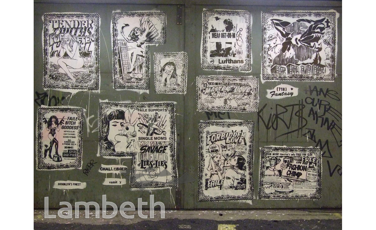 FAILE ARTWORK, CANS FESTIVAL, LEAKE STREET, WAT