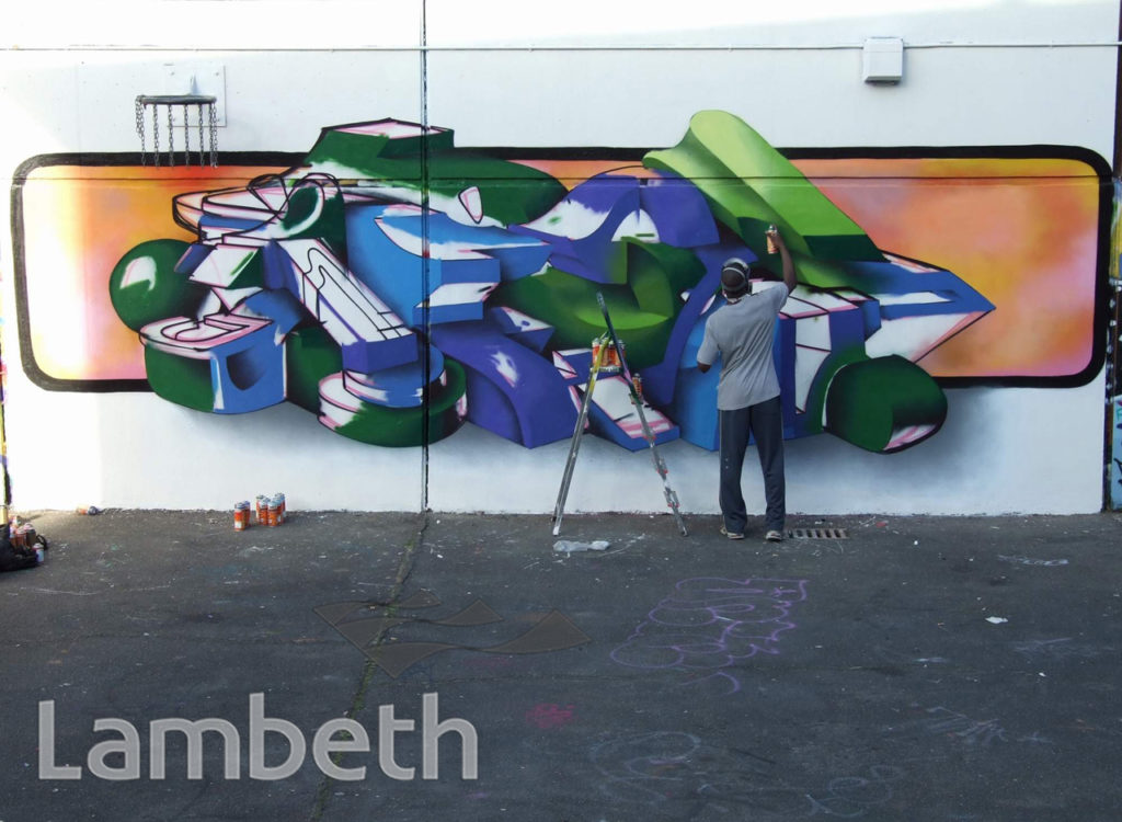 LOVEPUSHER ARTWORK, AYTOUN ROAD, STOCKWELL