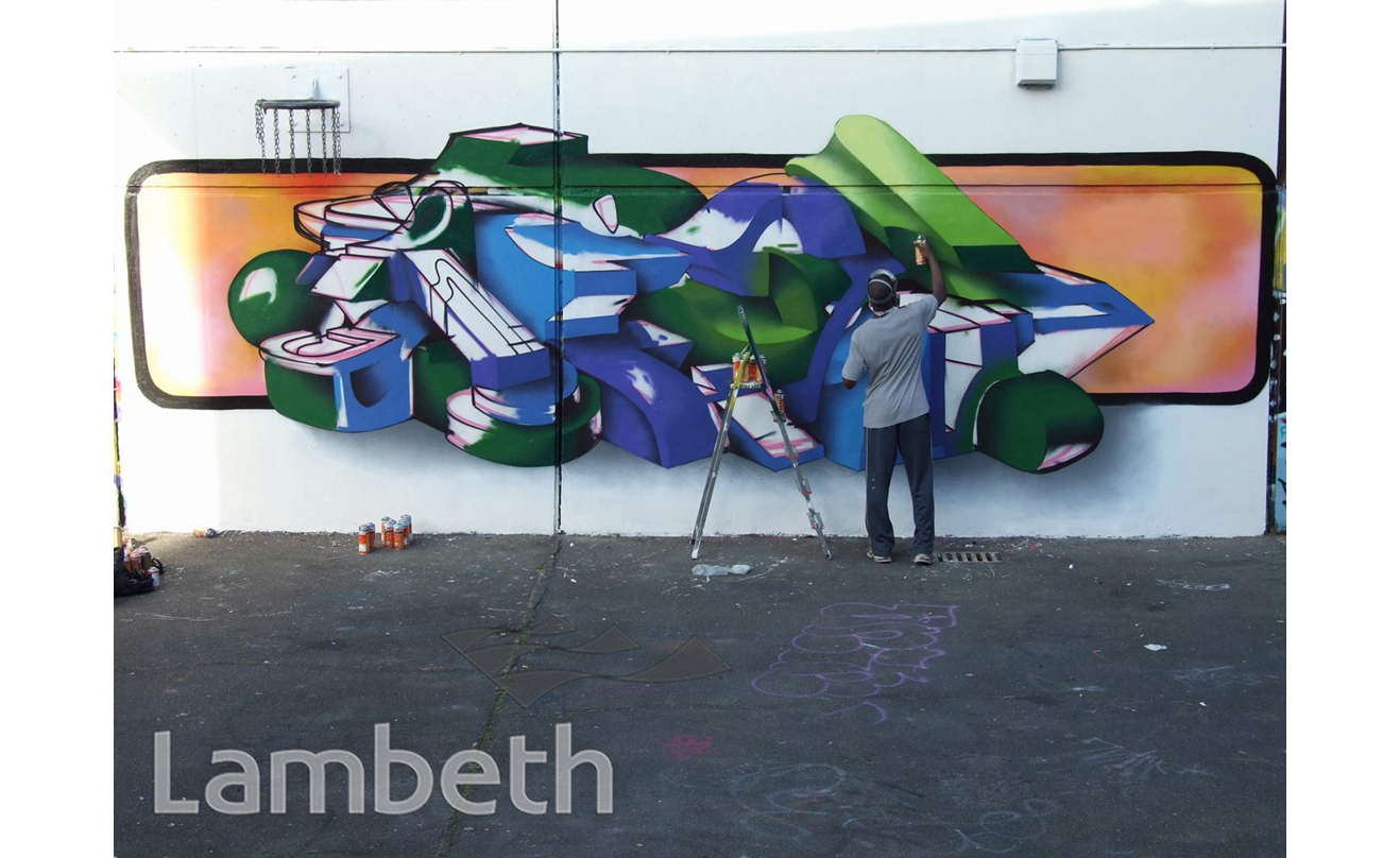 LOVEPUSHER ARTWORK, AYTOUN ROAD, STOCKWELL