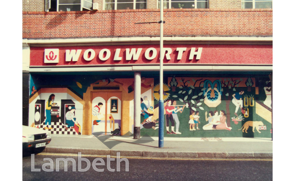 WOOLWORTH’S MURAL, COLDHARBOUR LANE, BRIXTON