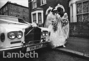 BRIDE AND BRIDESMAID, BRIXTON