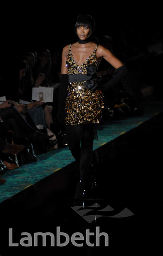 NAOMI CAMPBELL, LONDON FASHION WEEK