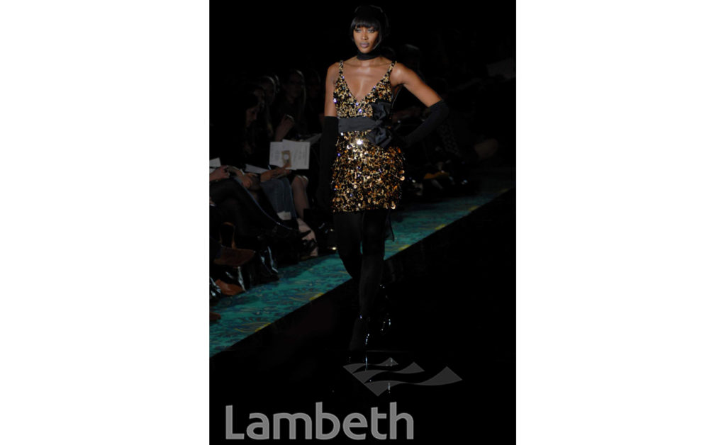 NAOMI CAMPBELL, LONDON FASHION WEEK