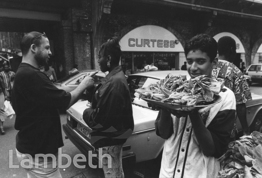 GREENGROCER’S ASSISTANT, ATLANTIC ROAD, BRIXTON