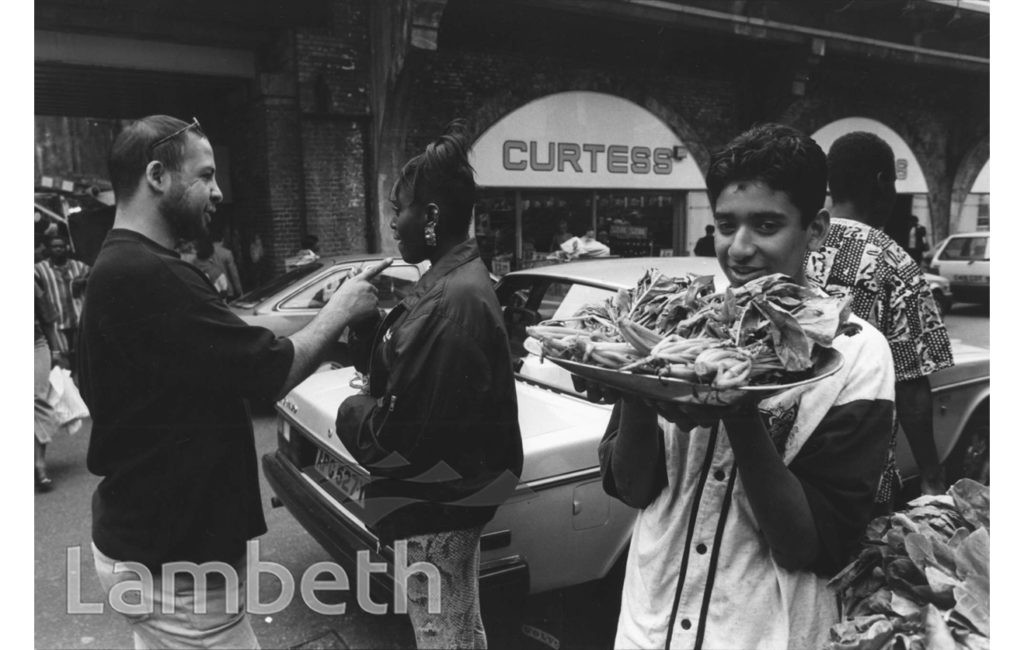 GREENGROCER’S ASSISTANT, ATLANTIC ROAD, BRIXTON
