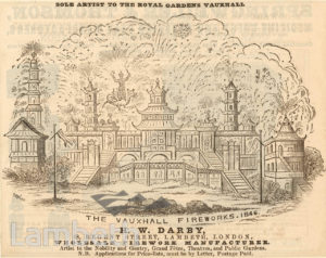 H.W.DARBY, FIREWORK MANUFACTURER, REGENT STREET, LAMBETH