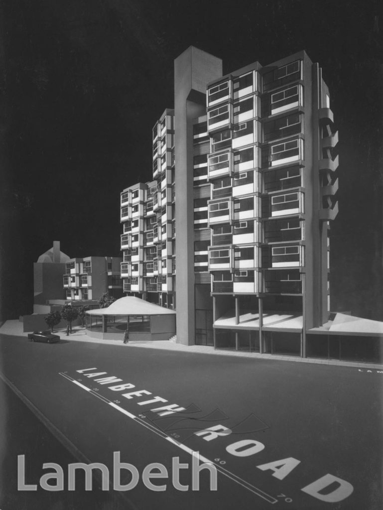 LAMBETH TOWERS MODEL, LAMBETH ROAD, LAMBETH