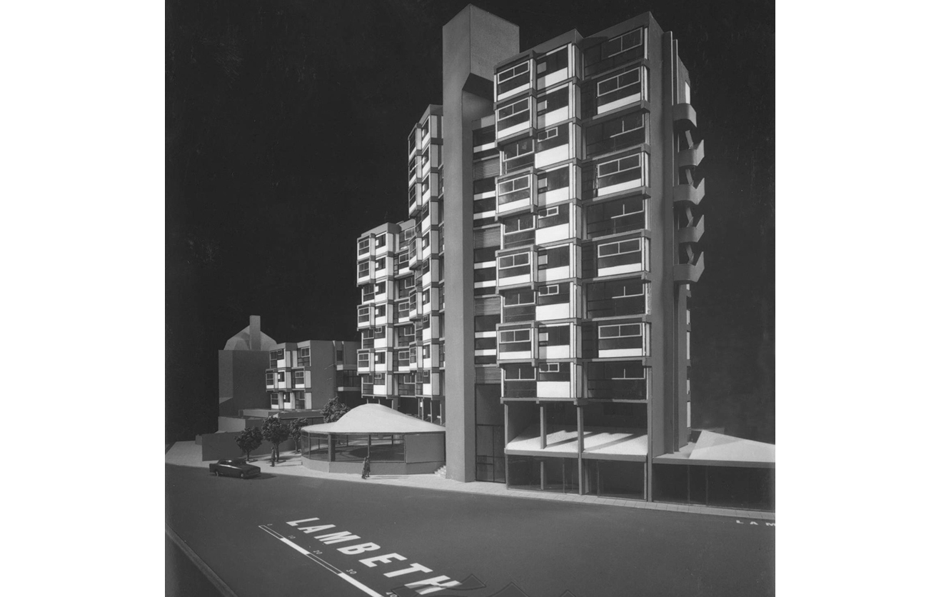 LAMBETH TOWERS MODEL, LAMBETH ROAD, LAMBETH
