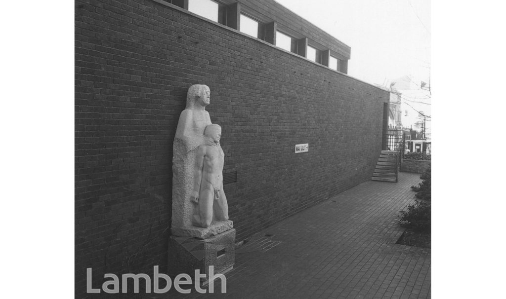 SCULPTURE, WEST NORWOOD LIBRARY, WEST NORWOOD