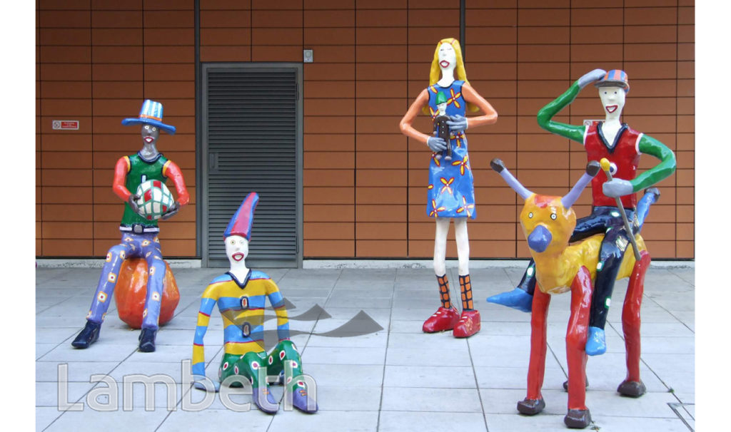 SCULPTURE BY FREDERIC LANOVSKY, ST THOMAS’ HOSPITAL