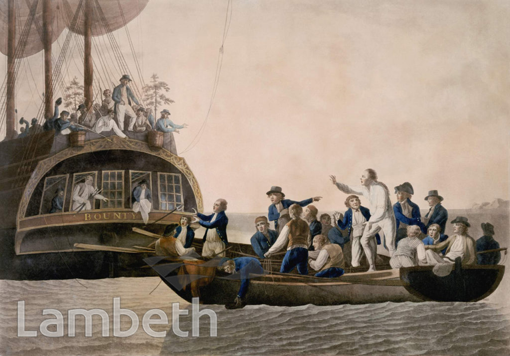 CAPTAIN BLIGH, MUTINY ON THE BOUNTY, SOUTH PACIFIC