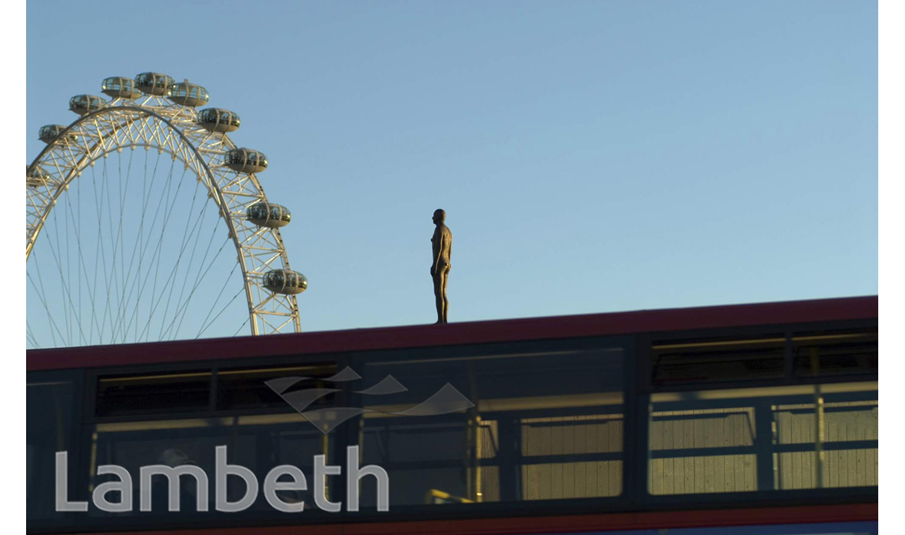 ANTHONY GORMLEY SCULPTURE, SOUTH BANK