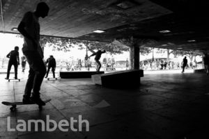 SKATEBOARD PARK, SOUTHBANK, WATERLOO