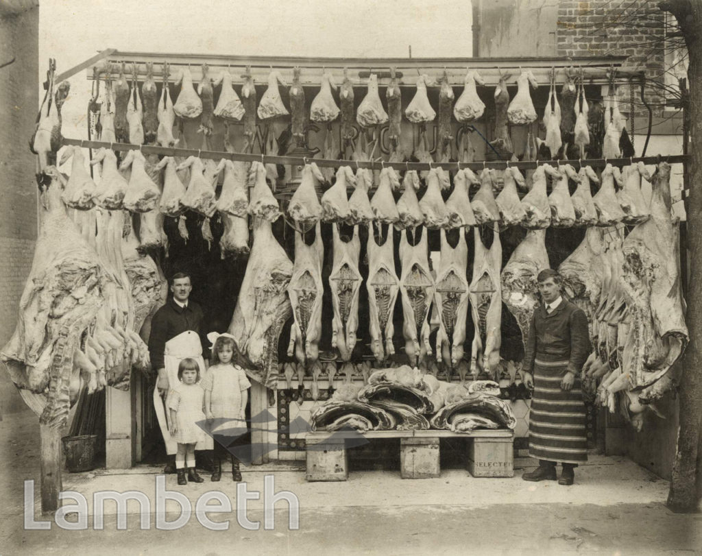 W. CROUCH, BUTCHER, 121 NORWOOD HIGH STREET, WEST NORWOOD