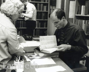 JON NEWMAN, LAMBETH ARCHIVES, KNATCHBULL ROAD, BRIXTON NORTH