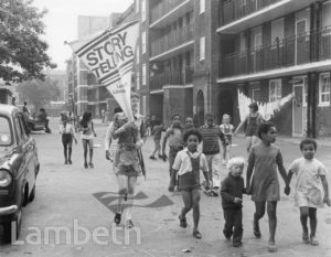 LIBRARY SERVICES STORY TELLING, COWLEY ESTATE, BRIXTON NORTH