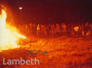 GUY FAWKES BONFIRE NIGHT, BROCKWELL PARK