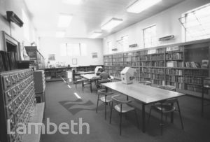 READING ROOM, LAMBETH ARCHIVES, MINET LIBRARY, BRIXTON NORTH