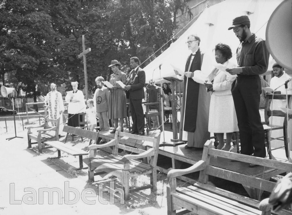 PEACE CEREMONY, ST MATTHEW’S GARDENS, BRIXTON