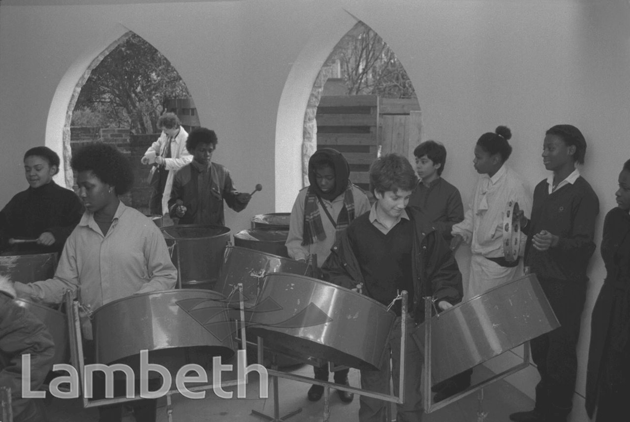 BLACK ROOF OPENING, ST JAMES'S, KNATCHBULL RD, BRIXTON NORTH