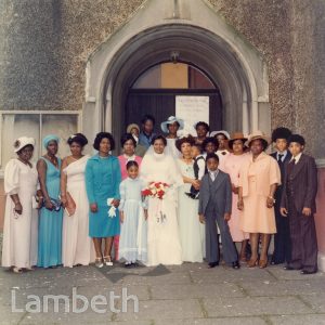 WEDDING PORTRAIT BY HARRY JACOBS, ST ANDREW'S, LANDOR ROAD