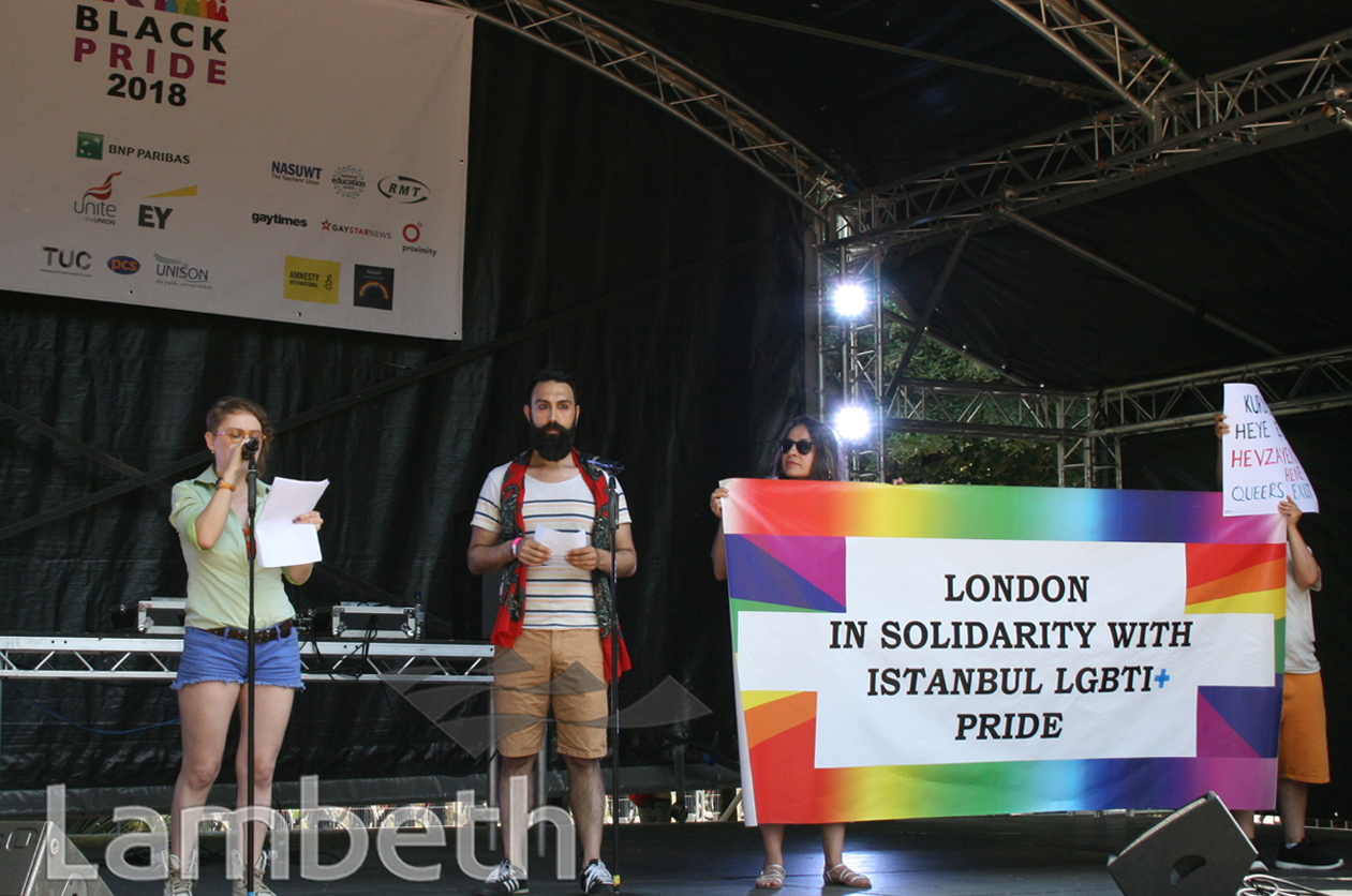 ISTANBUL LGBT CAMPAIGN GROUP, BLACK PRIDE, VAUXHALL
