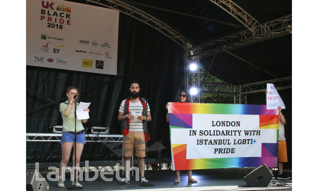 ISTANBUL LGBT CAMPAIGN GROUP, BLACK PRIDE, VAUXHALL