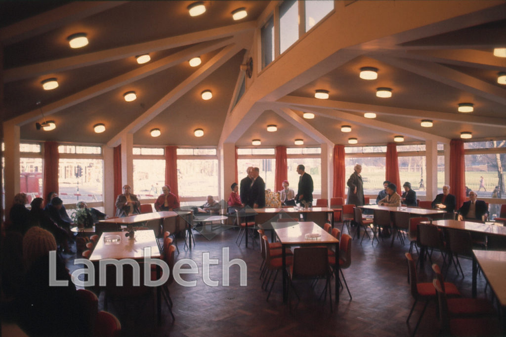 LUNCHEON CLUB, LAMBETH TOWERS, KENNINGTON ROAD, LAMBETH