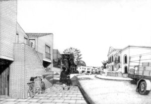 CLAPHAM MANOR ESTATE PERSPECTIVE, CLAPHAM