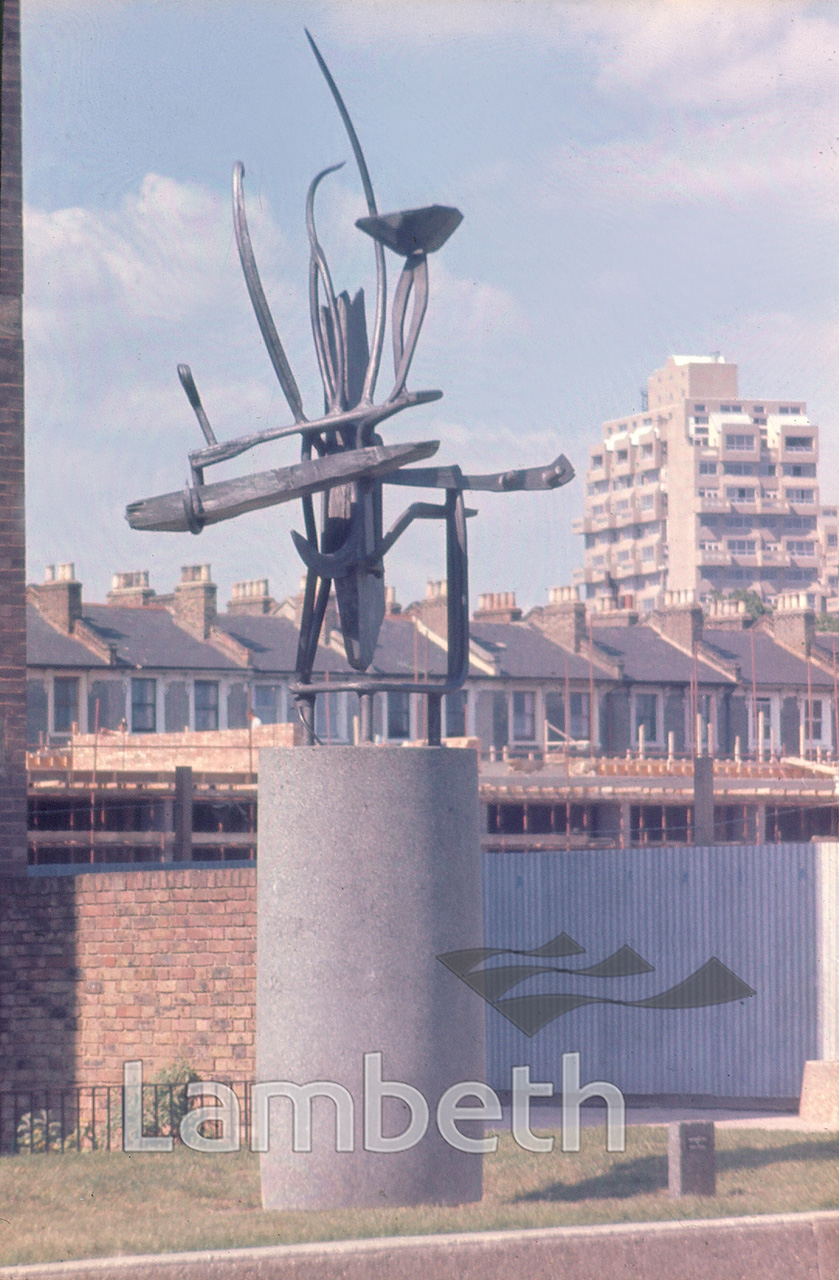 SCULPTURE, FENWICK PLACE, STOCKWELL/ CLAPHAM