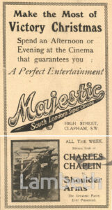 CHARLIE CHAPLIN MOVIE, MAJESTIC CINEMA, CLAPHAM