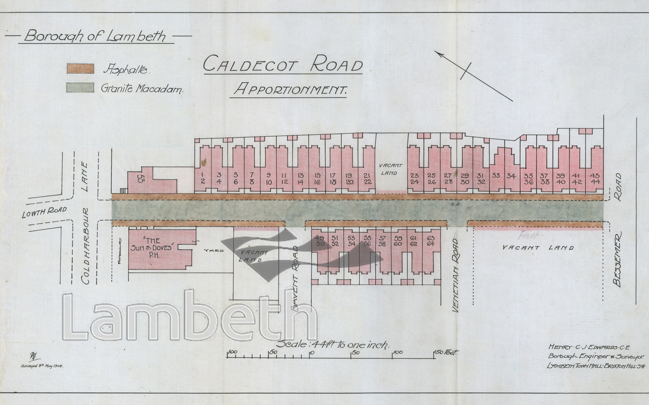CALDECOT ROAD, LOUGHBOROUGH JUNCTION/ CAMBERWELL