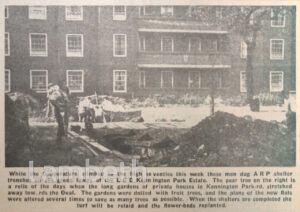 WWII TRENCH, KENNINGTON PARK ESTATE, KENNINGTON