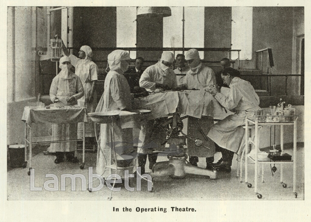 OPERATING THEATRE, KING’S COLLEGE HOSPITAL, CAMBERWELL