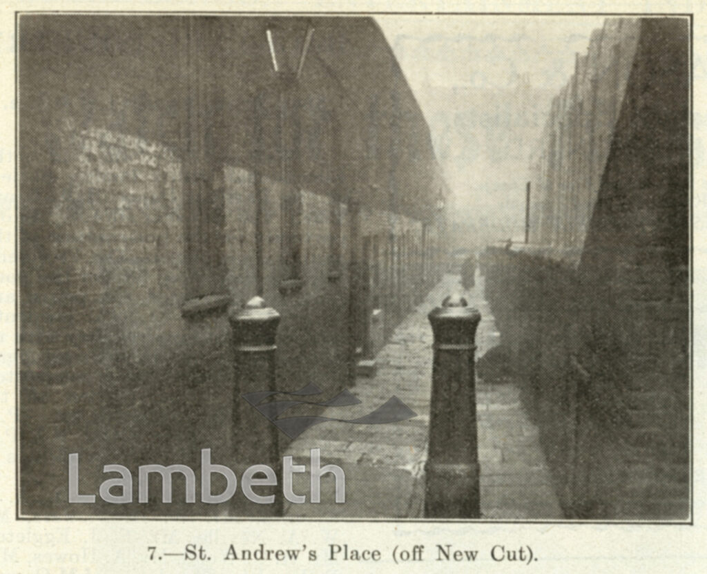 ST ANDREW’S PLACE, NEW CUT, WATERLOO