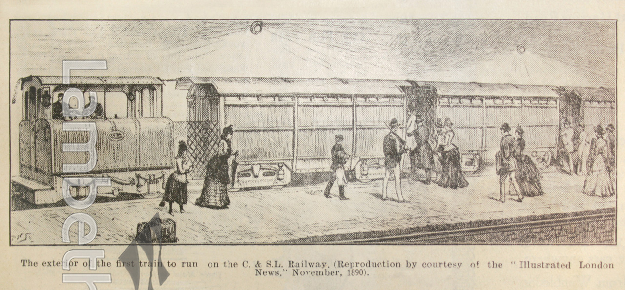 FIRST ELECTRIC TUBE TRAIN, KING WILLIAM STREET TO STOCKWELL