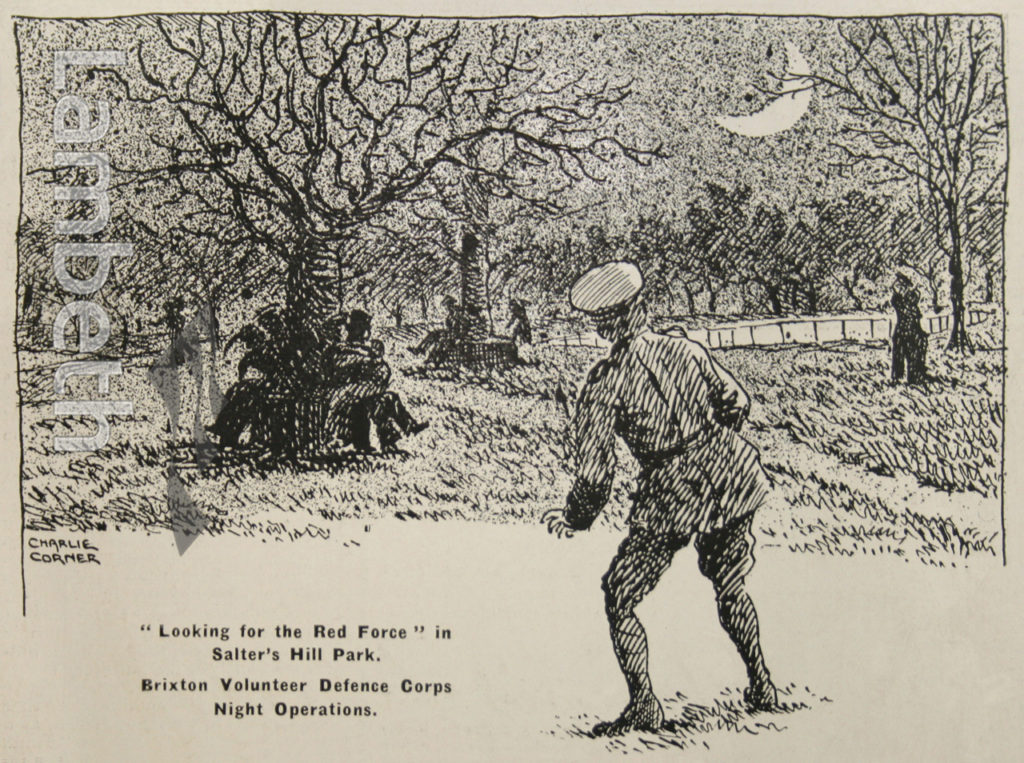 BRIXTON VOLUNTEER DEFENCE CORPS, SALTER’S HILL, WWI