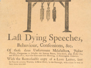 EXECUTION GALLOWS, KENNINGTON COMMON