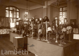 WATERLOO EAST INSTITUTE, FRIAR STREET: MILLINERY/HATMAKING