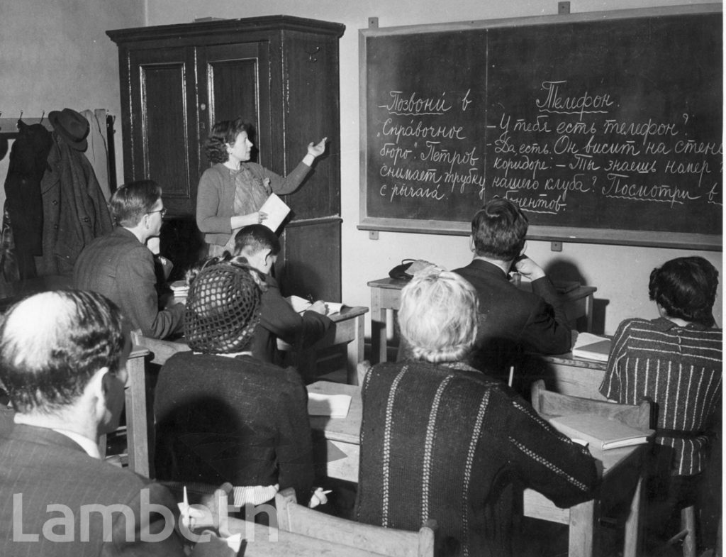 MORLEY COLLEGE, WATERLOO: RUSSIAN LANGUAGE CLASS
