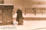 WOMAN IN SNOW, ...