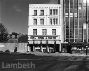 HORSE & GROOM PUBLIC HOUSE, WESTMINSTER BRIDGE ROAD, LAMBETH