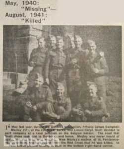 STREATHAM DUNKIRK CASUALTY, WWII