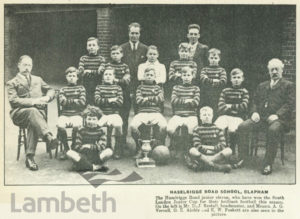HASELRIGGE ROAD SCHOOL FOOTBALL TEAM, CLAPHAM