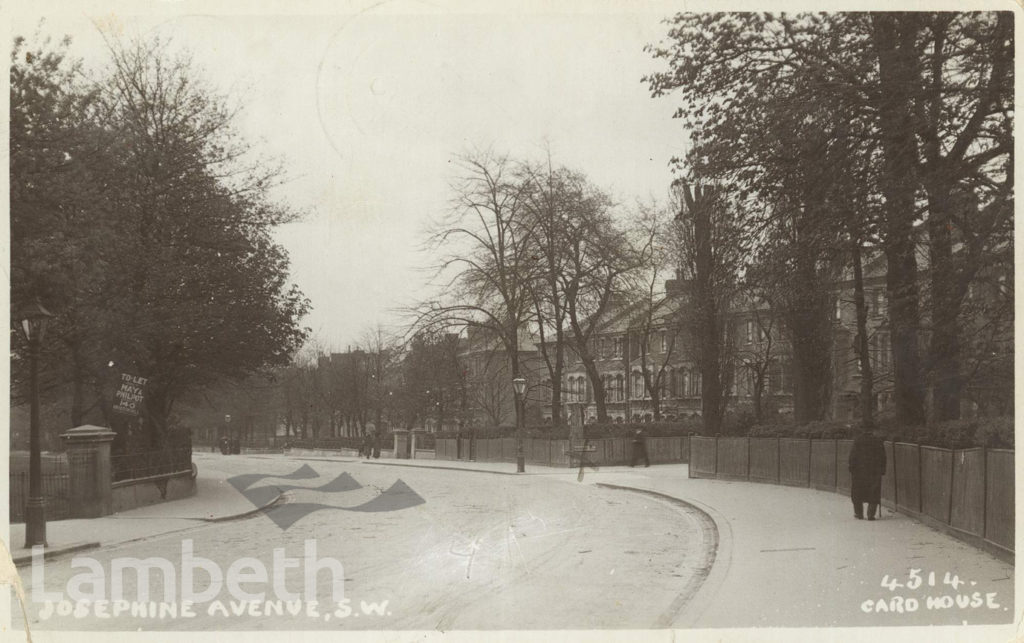 JOSEPHINE AVENUE, BRIXTON HILL