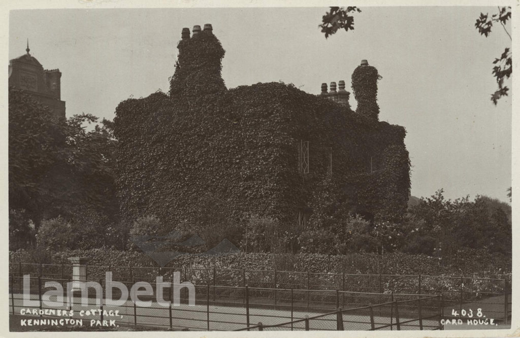 GARDENER’S COTTAGE, KENNINGTON PARK